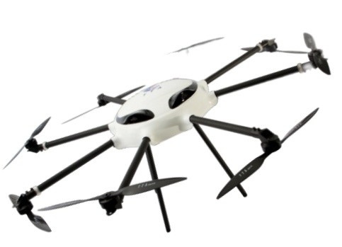 8回転機 25kg レベル 多目的ドローン 貨物運搬または調査フィールド