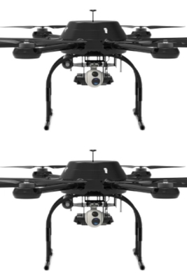 30kgの重量ネットワーク多旋翼ドローンとAI3軸光電レンズ