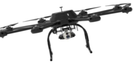 AI 3軸シリーズ光電レンズ付き重量30kgマルチロータードローン